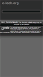 Mobile Screenshot of e-leeh.org